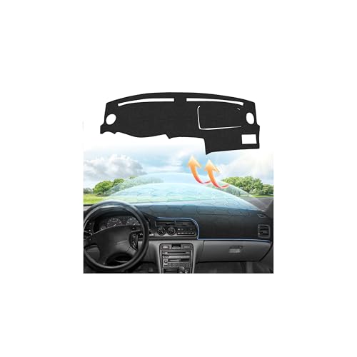Cartist Black Dash Cover for Honda Civic 1996-2020 Dashboard Cover Mat - size: Honda Civic 1996-2000