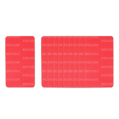 10 Pcs Double Sided Adhesive Pads, 3.31 x 2.09 Inch Dash Cam Sticky Pads Self-Adhesive Square Mounting Foam Tape Waterproof & Heat Resistant for Car Walls Picture Home Decor, Red - size: 3.31 x 2.09 Inch