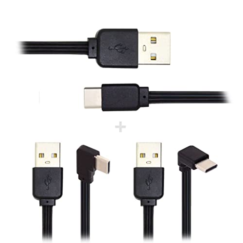 chenyang 3 Pack USB-C Cable Set, USB 2.0 Type A Male to USB C Male, 4 Wires, 5V 2A, 13cm - style: 3 PACK USB 2.0 Type A Male to USB C Male
