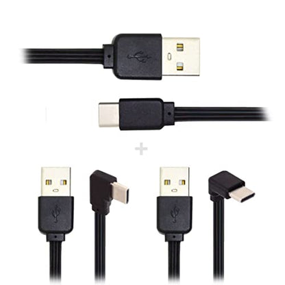 chenyang 3 Pack USB-C Cable Set, USB 2.0 Type A Male to USB C Male, 4 Wires, 5V 2A, 13cm - style: 3 PACK USB 2.0 Type A Male to USB C Male