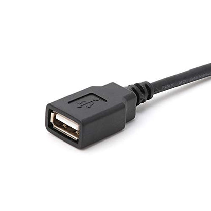 Aftermarket Android Car Radio Stereo 4 Pin Original USB Cable Adapter Male to USB Plug Connector Cord Compatible for KIA Hyundai Tucson Elantra Mistra - style: Male to USB Adapter