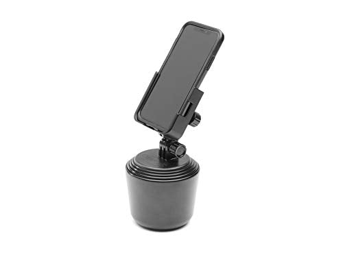 WeatherTech CupFone Two View – Adjustable, Universal Cup Holder Phone Mount Car & Truck Accessory – Best Design for iPhone & Smartphone Charging – Violet Metal Knobs - color: Violet
