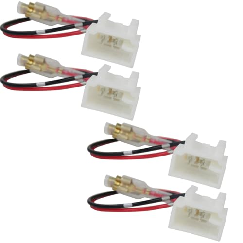 New 4pcs Car Door Speaker Wiring Harness Adapter Connector Plug Wires Fit for Subaru 2015-2020 WRX STI & for 2012-2019 Outback Legacy,by XSPANDER