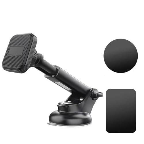 Strong Suction Cup Cell Phone Mount, Long Extension Arm for Windshield/Dashboard, Car Phone Holder Holder Mount, Magnetic Phone Holders for Your car /360 Rotation Phone Mount Holder for All Cars