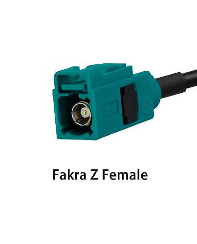 Fakra Z Male to Fakra Z Female RF Coax Cable 16.4ft/5m Fakra Z Female to Male Vehicle Car Antenna Extension Cable RG174 for Car Stereo GPS Navigation - size: 16.4ft/5m