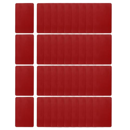 40 Pcs Double Sided Adhesive Pads, 1.57" x 2.36" Dash Cam Sticky Pads Self-Adhesive Square Mounting Foam Tape Waterproof & Heat Resistant for Car Walls Picture Home Decor, Red - size: 1.57" x 2.36"