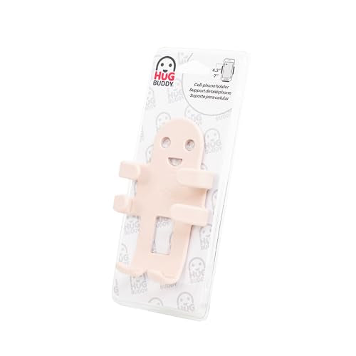 Hug Buddy Air Vent Universal Car Cell Phone Holder, Adjustable, Mount Compatible with iPhone, Samsung Galaxy, LG, Google, Nexus 5X, and Most Smartphones, Marshmellow Cream - color: Marshmellow Cream