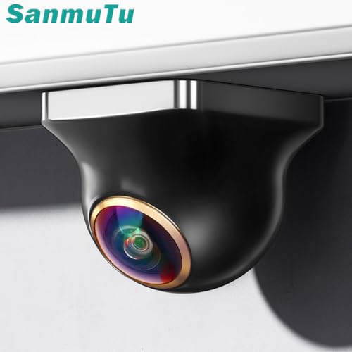 Backup/Front View Camera,IP69K Waterproof Great Night Vision HD and Super Wide Angle Metal OEM Style Reverse Rear View Backup Camera for Cars Pickup Trucks SUVs RVs Vans (Black)