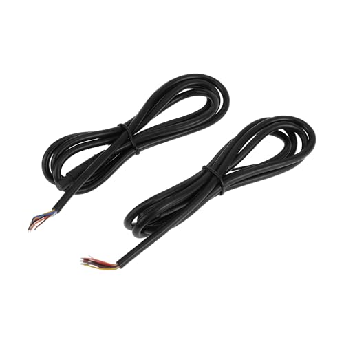 for Monitor and Backup Reverse Rear View Parking Camera Video Cable Extension Backup Camera 8Pin Female Video Cable 1.2m/3.94ft Black Plastic,Metal - size: 1.2m/3.94ft, style: 8Pin