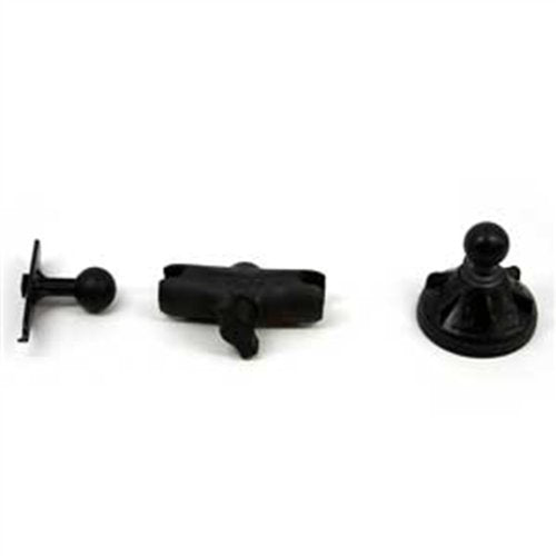 Bully Dog 30600 RAM Heavy Duty Suction Cup Windshield Mount Kit for GT & WatchDog – Fully Adjustable Mount with Suction Cup + T-Slot Adapter, Secure Dash/Windshield Placement