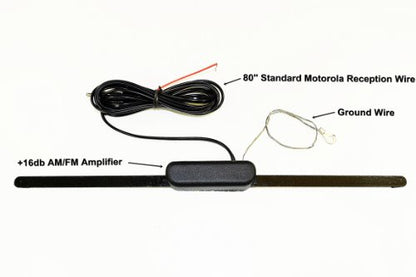 Universal Hidden Style AM-FM Radio Antenna for (Boat's-Hot Rod's-Golf Cart's-Dune Buggies-Harley's-Motorcycle's-Camper-Trailer-Motorhome-ATV-UTV-Recreational Vehicle's)