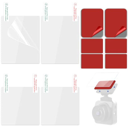 Car Windshield Electrostatic Film and Double-Sided Sticker Adhesive Pad for Mounting Dash Cam, Camera, Windshield Sticker Applicator Car Decals Sticky Pad