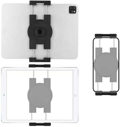 Tablet Holder Clamp Clip Mount Replacement with 17mm Ball Joint Socket for Tablet/iPad/Nexus/Switch/iPhone,Ball Hole Compatible with Diameter of 0.669 inch /17mm Ball Head,Multi-Angle Adjustable