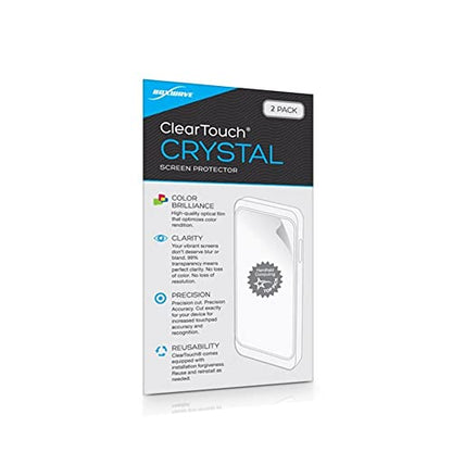 BoxWave Screen Protector Compatible with Kenwood DMX908S - ClearTouch Crystal (2-Pack), HD Film Skin - Shields from Scratches