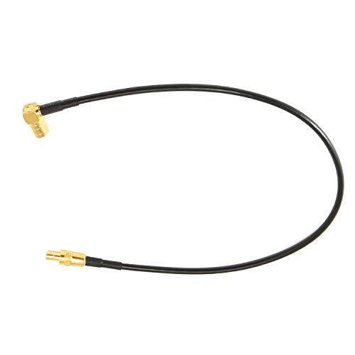 Anina 1' Sirius XM Radio Antenna Coaxial Extension Cable for Home Vehicle Satellite Radio Stereo Receivers Tune SMB Male Straight to SMB Female Right Angle Adapter - size: 1 FT Right Angle