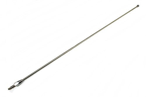 15 Inch Stainless Antenna for F-150, F-250, F-350, F-450, F-550, F-600, F-650, Raptor (1980-2026) - | Dodge Ram 1500, 2500, 3500 - color: STAINLESS