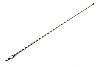 15 Inch Stainless Antenna for F-150, F-250, F-350, F-450, F-550, F-600, F-650, Raptor (1980-2026) - | Dodge Ram 1500, 2500, 3500 - color: STAINLESS