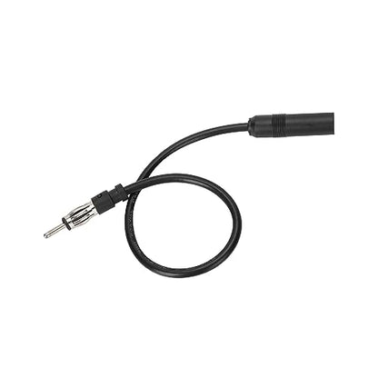 Universal DIN Male to Female car Audio Modified DVD Navigation CD Player Radio Antenna Extension Cable Conversion Cable（12 inch） - color: FM DIN male to female
