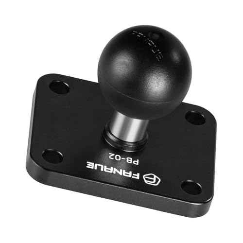 FANAUE Aluminum 1" Ball Mount/AMPS Plate for B-Size Arm & Phone Holder