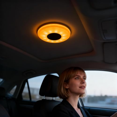 LED Car Lights Interior USB Rechargeable Magnetic Lamp