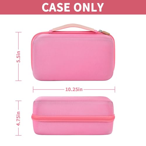 casmilee Hard Travel Case for Halo Bolt 58830 and 57720 - color: Pink, style: Fit for Halo Bolt Air 58830