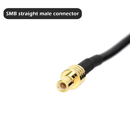 Anina 23' XM Antenna Extension Cable for Sirius Home Vehicle Satellite Radio Stereo Receivers Tune Straight SMB Male to Straight SMB Female - size: 23 FT Straight