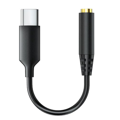 Enhance Audio & Reduce noise,USB C to 3.5mm headphone adapter, usbc to 3.5