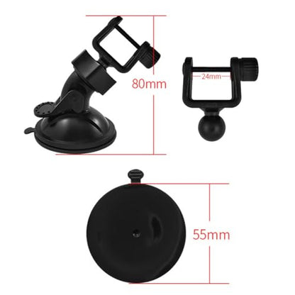 4 Pack Universal Car Dash Cam Mount - Vacuum Suction Cup Holder with 4 Interchangeable Heads for GPS Navigation and Dashboard Recorder(U-Shape Heads) - style: U-shape Heads