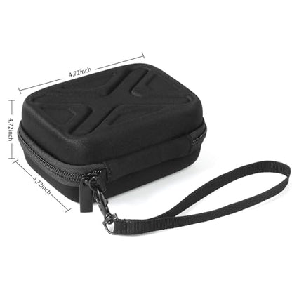 Digital Camera Case for AbergBest 21 Mega Pixels 2.7" LCD Rechargeable HD/Kodak Pixpro/Canon PowerShot ELPH 180/190/Sony DSCW800/DSCW830 Cameras, Travel Carrying Protective Case for Camera- Black - color: Black