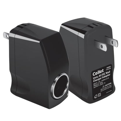 Cellet AC to DC Adapter Convert 120V/110V to 12V AC/DC Power Converter Car Cigarette Lighter Socket (Maximum Power Rating 3Amp (3000mA)) (Not for Air Compressor, Air Pump, Vacuum)