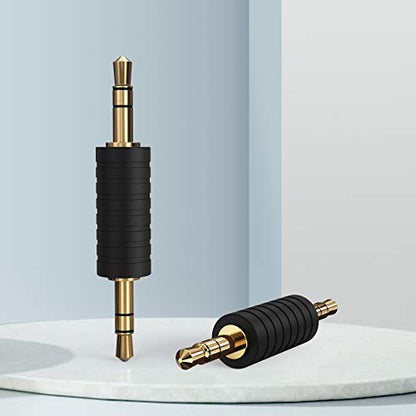 CableCreation 2 Pack 3.5mm 1/8 Stereo Jack to 3.5mm Audio Adapter Connector - style: Male to Male