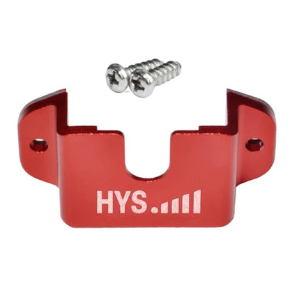 HYS Universal Ham CB Radio and Mic Hanger Holder Mounting Kit with Screws - color: Red, size: 1 Piece