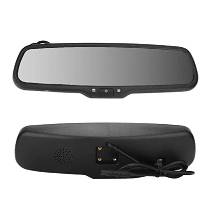 4.3inch Rear View Mirror Monitor, Auto-Dimming Rearview Monitor,480 * 272, 500 cd / m2 HD Reverse Camera System for Trucks & Van,Camera Monitor Parking Aid with Bracket