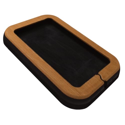 Boat Dashboard Utility Pad with Peel and Stick Adhesive Back, 2-Layer Durable EVA Foam Dash Cove Holds Loose Items Such as Keys, Fishing Tools, Smartphones, Pump Out Tokens (Mocha + Black) - color: Mocha + Black