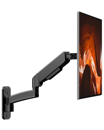 Single Monitor Wall Mount fits 17-32 inch Flat/Curved Screen - size: 17 - 32 Inch, style: Single Arm