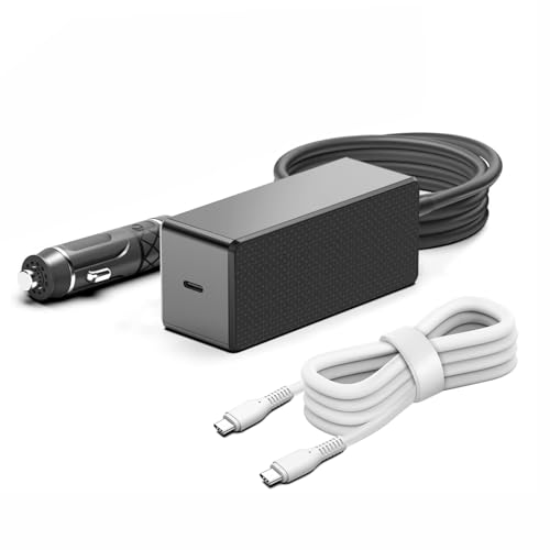 HKY 140W 135W 130W 100W 95W 90W USB-C Laptop Car Charger PD3.1 12V-24V DC Adapter for MacBook Pro 16" /MacBook Air,Dell XPS/Latitude/Precision/Chromebook,Lenovo,HP,Asus,Toshiba/Steam Deck/Tablet/Phone