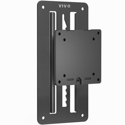 VIVO Single Ultrawide Heavy Duty Monitor Mount Wall Bracket, Height Adjustable up to 6.3 inch, Screens up to 49 inch with Max VESA 75x75mm and 100x100mm, Black, MOUNT-VW49A - color: Black, size: 17" to 49" Screens