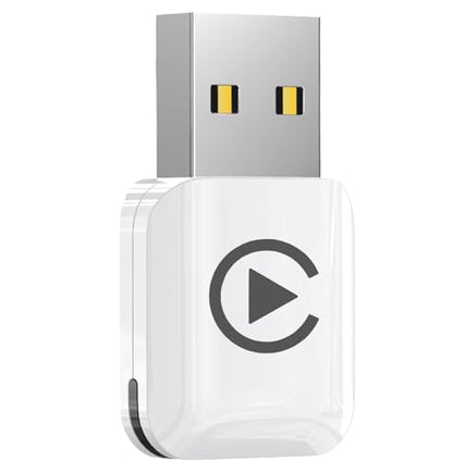 Apple Wireless CarPlay Adapter, MFi Certified CarPlay Dongle with USB/USB-C Port, Compact Design for Cars with Built-in Wired CarPlay, Wired CarPlay to Wireless for iPhone, Plug and Play