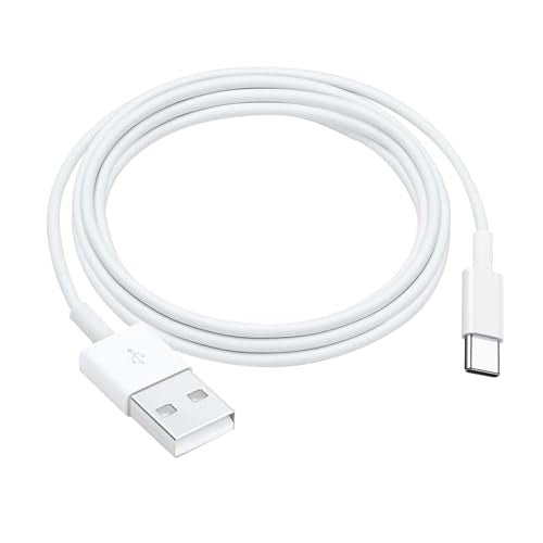 Car Play Cable iPhone 15 USB A to USB C Cord for iPhone 16E 16 15 Pro Max 15 Plus, iPad 10th, iPad Pro iPad Air 5th/4th, Mini 6th Gen Type C Charger Charging Cable, Nintendo Switch, LG,Sony,OnePlus - color: White, size: 5 Feet, style: 1 Pack