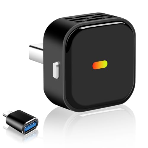 2 in 1 Wireless CarPlay and Android Auto Adapter, Easy Setup Plug and Play, 1-Click Multi-Device Switch, Fast Auto Reconnect, OTA Upgrade, USB‑C, for iOS 10+/Android 11+ & Factory Wired CarPlay Cars