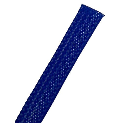 Kable Kontrol PET Expandable Braided Sleeving 1-1/2” Inch 25’ Ft - Blue - color: Blue, size: 1-1/2" - 25' FT