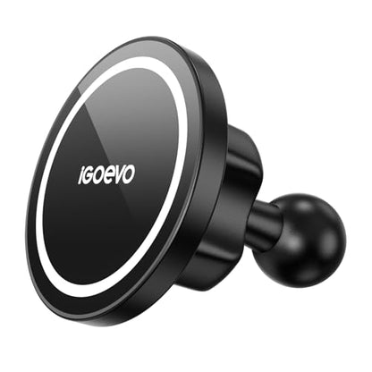 Magnetic Phone Mount with 20mm Ball Base – Ultra-Stable Anti-Slip Magnetic Holder, Compatible with Tackform, Bulletpoint, Elgato 20mm Mounting Systems - size: Magsafe to 20mm ball