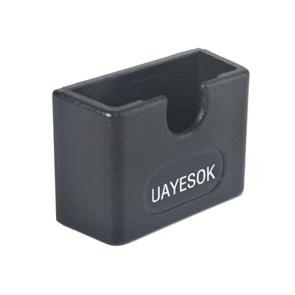 UAYESOK Adhesive Two-Way Radio & Speaker Mic Vehicle Clip Holder - style: 1 Pack