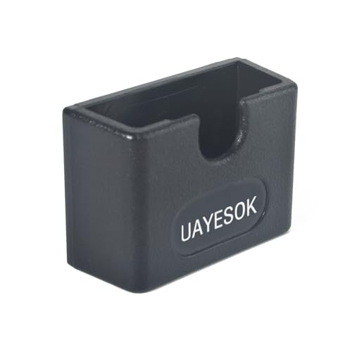UAYESOK Adhesive Two-Way Radio & Speaker Mic Vehicle Clip Holder - style: 1 Pack