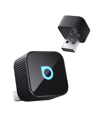 Ottocast Mini Cube 3.0 Wireless CarPlay & Android Auto Adapter 2026– Plug & Play, Fast Auto-Reconnect (Black) - color: Black, size: USB A