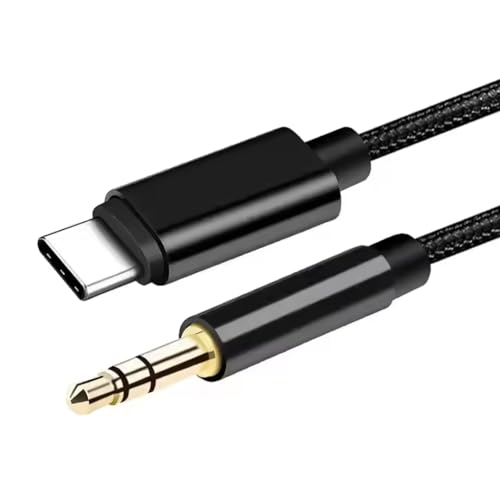 USB-C to 3.5mm Aux Jack Audio Cable - 3ft | Compatible with iPhone 15, 16, 17 Series, Samsung Galaxy, Google Pixel, iPad, MacBook | Hi-Fi Sound, Durable, Fray & Tangle-Free