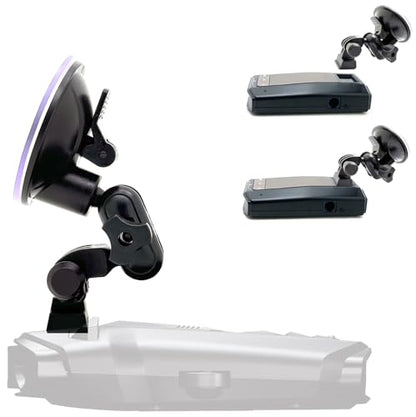 LycoGear Heat Restistant Multi Adjust Windshield Suction Cup w/Magnetic Cradle for Max 3 4 Max360C IX IXc Redline EX GT360 DualPro RA Di700 Radar Detectors (Escort/Cobra EZ Magnet Dock Compatible)