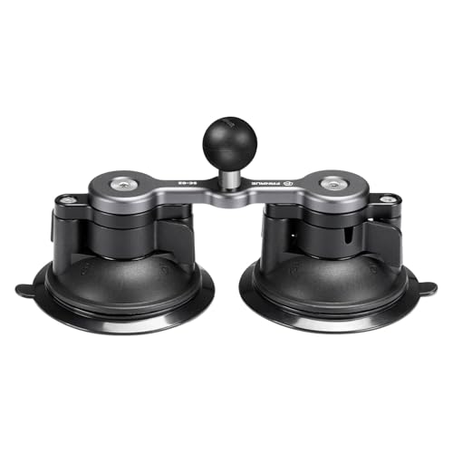 FANAUE Universal Car Phone Mount - Heavy-Duty Sticky Gel Suction Cup with 25mm Ball, 1" RAM-Compatible Windshield/Dashboard Phone Holder for Cars, Trucks & SUVs - Secure Anti-Slip Auto Accessories