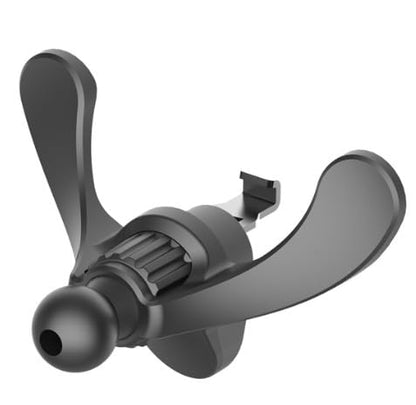 1Pc Black Car Vent Phone Mount,Y-Shaped Mobile Holder Clip,Round Air Outlet Phone Bracket Hands Free Cradle in Vehicle Car Universal Extension Clip,Cell Phone Automobile Cradles,Automobile