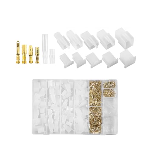 Zpana 700PCS 2.8mm Car Electrical Wire Connectors Kit, 2 3 4 6 9 Pin Male & Female Header Crimp with 30 Sets 4mm Bullet Terminal, Automotive Electrical Connectors Assortment, Universal Fit